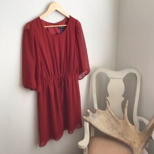 Enfocus Studio Lightweight Elbow Sleeve Dress